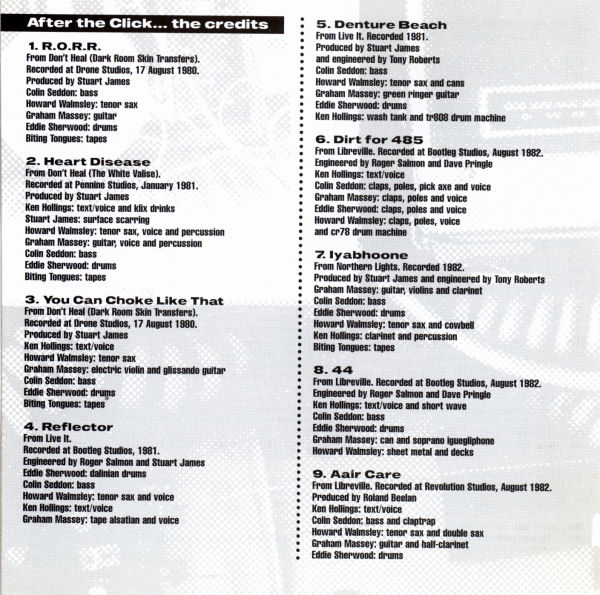 Biting Tongues - After The Click (Retrospective 1980-89)